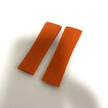 파텍 필립 5968 고무 벨트 손목시계 오렌지 중고