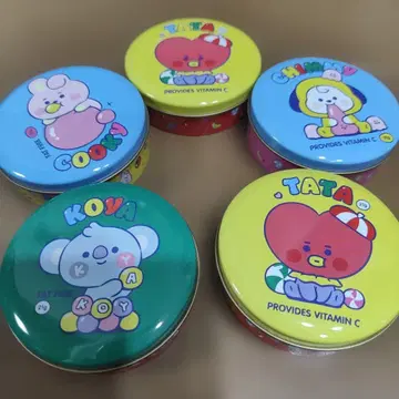 BT21 캔 케이스 세트
