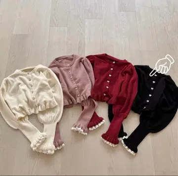 Avail CHIP CLIP 아이치 콜라보 블랙 가디건