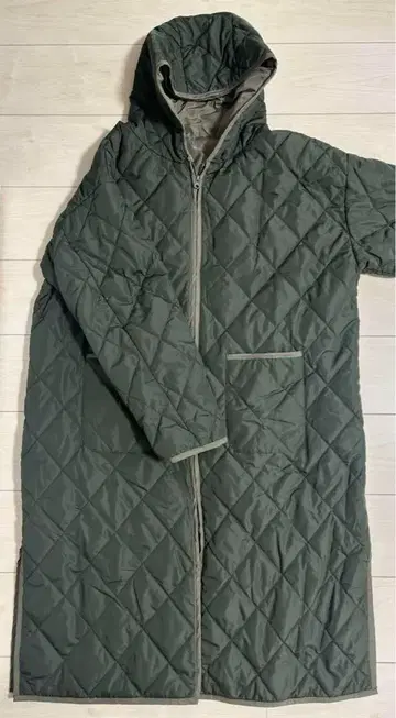 퀼팅 롱 코트 XL 빅 겨울 코트