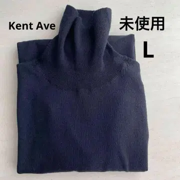 [미사용] Kent Ave 요코하마모토마치 하이넥 스웨터 L 네이비