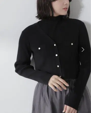 NATURALBEAUTYBASIC 하이넥 슬리브리스 크롭 앙상블
