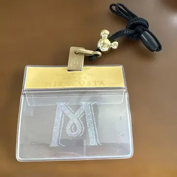초 레어 TDS 호텔 미라코스타 골드 미키 티켓 홀더