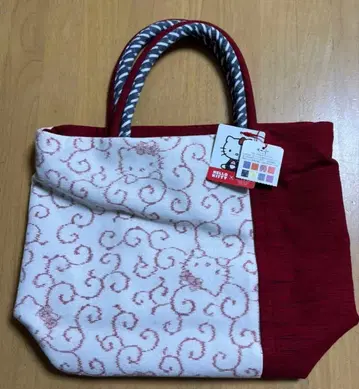 기에몬 기우에몬 헬로키티 토트백 빨간색 축복이 찾아오다