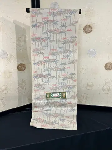[새상품] 민예명주 기모노 시오자와 무늬 옷감
