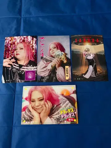 디럭스 x 디럭스 랜덤 브로마이드 사진 도톤보리 벚꽃 사쿠라 전 4종
