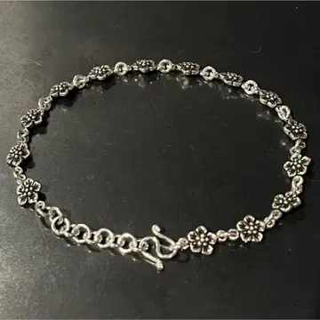 SILVER925 플라워 팔찌/실버/팔찌