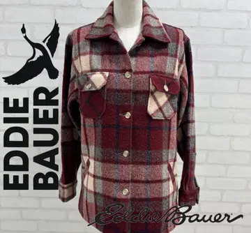 새상품급 Eddie Bauer 에디 바우어 빨간색 계열 체크 무늬 셔츠