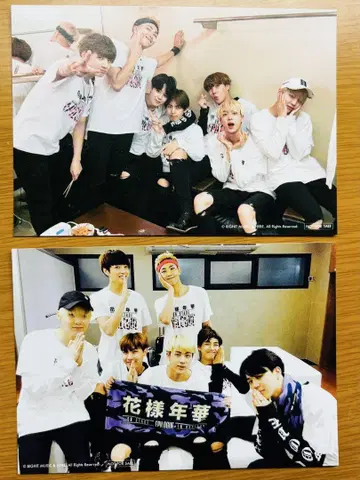2016 BTS 화양연화 영화 특전 오프샷 브로마이드 2종