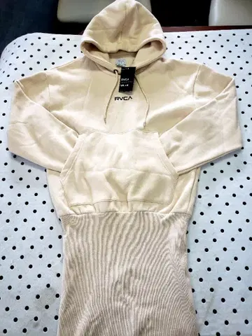 RVCA/루카 완판템 원피스 미니 스커트 후디 속기모