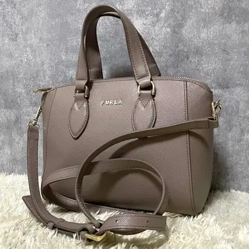 [컨디션 최상] FURLA 훌라 미네르바 숄더백 가죽 그레이