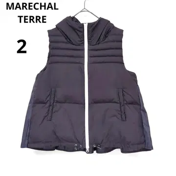 MARECHAL TERRE 백 플레어 다운 베스트 블랙 스테디셀러 인기