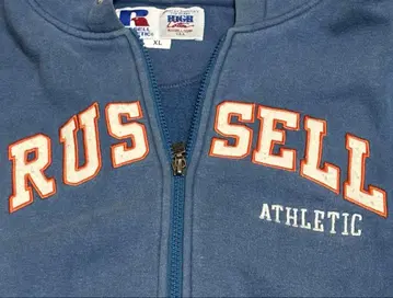 러셀 애슬레틱 지퍼 후드티 Russell Athletic 페이드