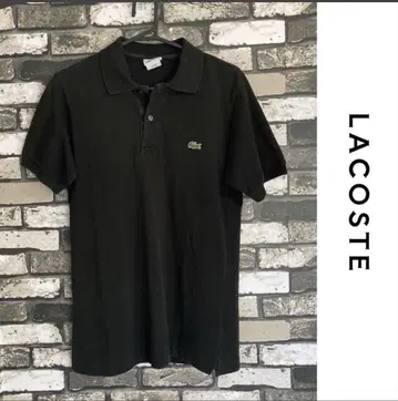 LACOSTE 라코스테 반팔 피케 셔츠 블랙 L1212 플라라코 프랑스제