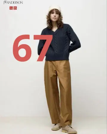 UNIQLO jw 커브 팬츠 67