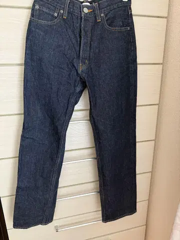 moussy 다크 블루 스트레이트 데님 26
