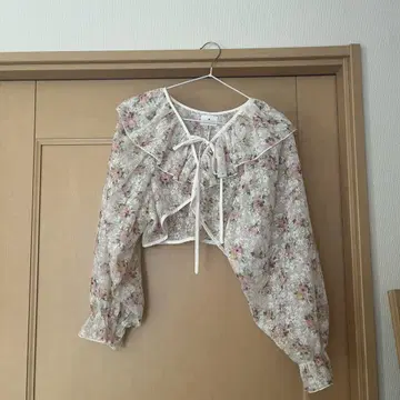 merry jenny 프릴 볼레로 꽃무늬