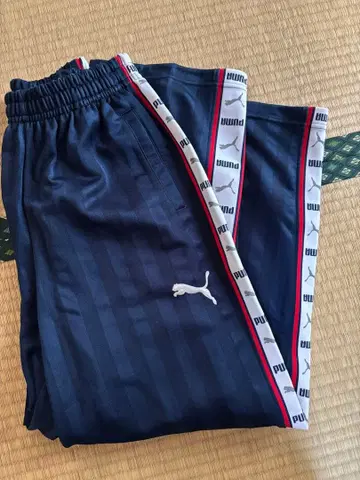 PUMA 트랙 저지 사이드 라인 팬츠 바지 네이비 푸마