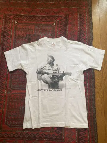 LIGHTNIN' HOPKINS 티셔츠 화이트