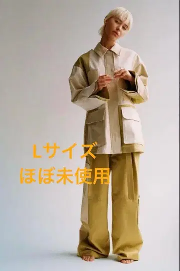 ZARA 패치워크 개버딘 자켓 L 사이즈 구하기 어려움