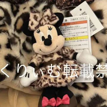 디즈니 봉제 인형 참 미니 레오파드 무늬