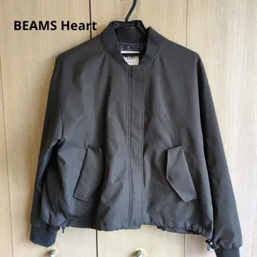 BEAMS HEAT 쇼트 기장 블루종 아우터 미사용