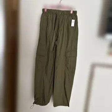 택 포함 미사용 GAP 캐주얼 팬츠 XS 올리브