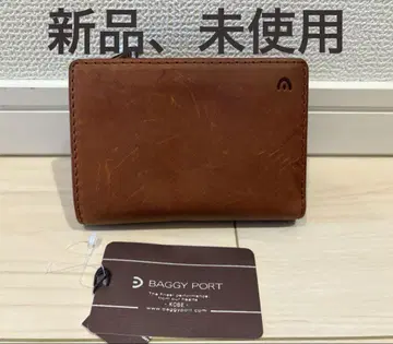 [ 새상품,미사용 ] BAGGY PORT 배기포트 지갑 접이식 지갑