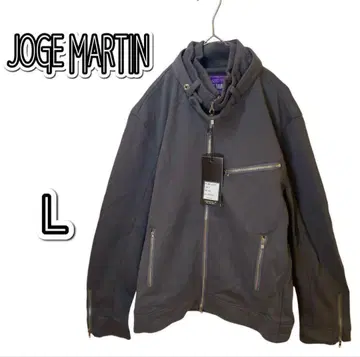택 포함 새상품 JOGE MARTIN 조지 마틴 블루종 블랙 L