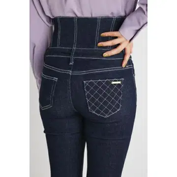 rienda 퀼팅 포켓 H/W DENIM PT 24인치