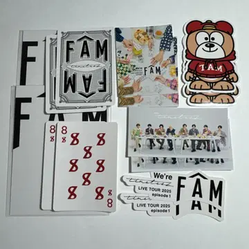 timelesz FAM 회장 한정판 스티커 12장 세트