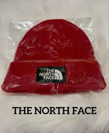 THE NORTH FACE 빨간색 니트 모자