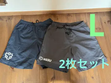 미즈노 NSSN 일본체육대학 하프 팬츠 2장 세트 L size