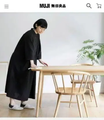 무인양품 ONE SIZE 더블 거즈 원피스
