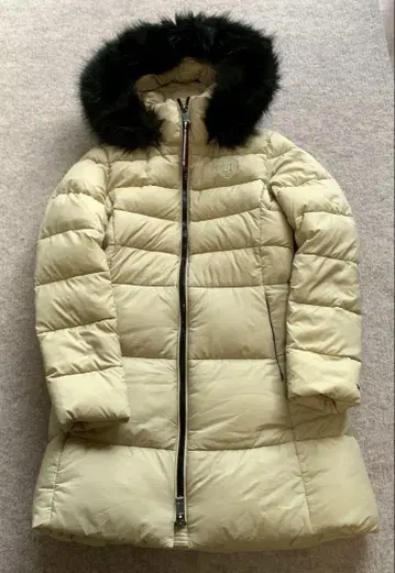 Tommy Hilfiger 후드 부착 롱 패딩 자켓 XS