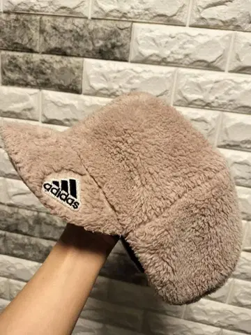 adidas 플리스 캡 베이지 57cm~60cm 프리 사이즈
