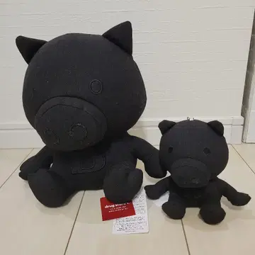 [drug store's] 데님 봉제 인형 2개 세트 드럭 스토어즈