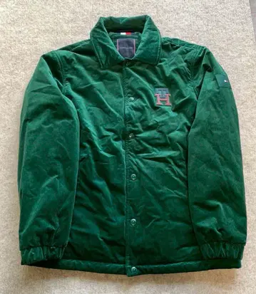 TOMMY HILFIGER 코듀로이 자켓 그린 XL