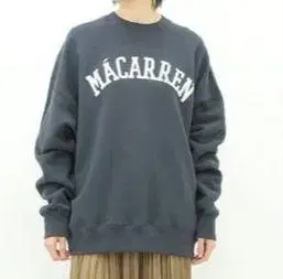 MICA&DEAL 운모 'MACARREN' 프린트 맨투맨