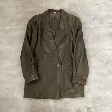 used vintage 가죽 자켓 아우터 브라운
