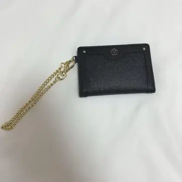 MARY QUANT 패스 케이스 2단 블랙