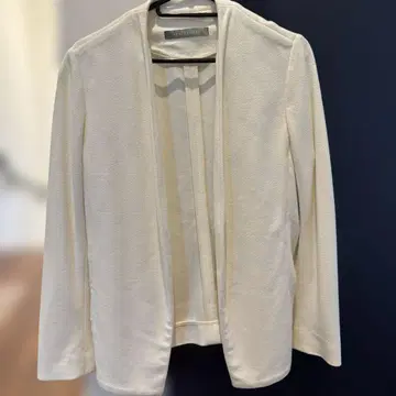 theory luxe 노카라 자켓 038 아이보리