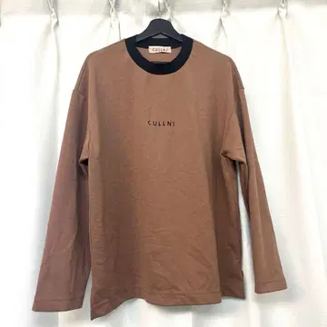 CULLNI 브라운 긴팔 티셔츠