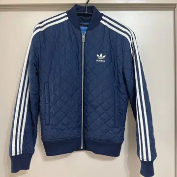 adidas 네이비 퀼팅 자켓 xs