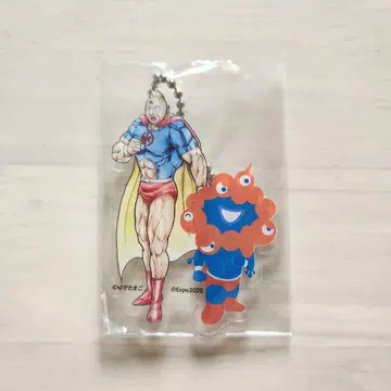 [ 미사용 새상품 ] 근육맨 x 미야쿠미야쿠 아크릴 키링