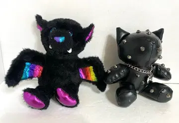 할로윈 박쥐 봉제 인형 블랙캣 찡 장식 봉제 인형