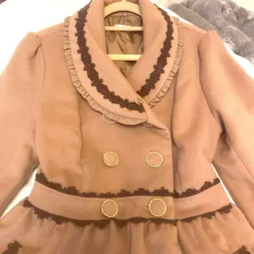 axes femme 엑시즈팜 프릴 롱 코트