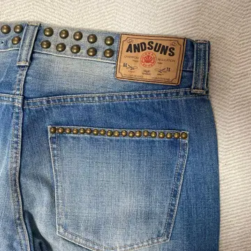 00s archive 스터드 데님 y2k baggy denim