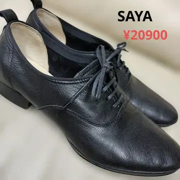 SAYA 사야 보로네제 제법 레이스업 슈즈 소프트 가죽 새상품급