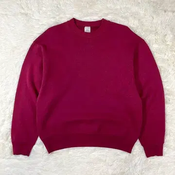 [ 00s ] USA MUNSINGWEAR 블랭크 맨투맨 와인 레드 L